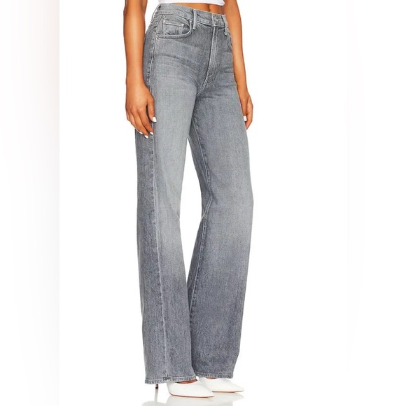 MOTHER SUPERIOR Jeans The Maven Heel Gray Uncommon Ground High-Rise Wide leg EUC - Picture 3 of 13